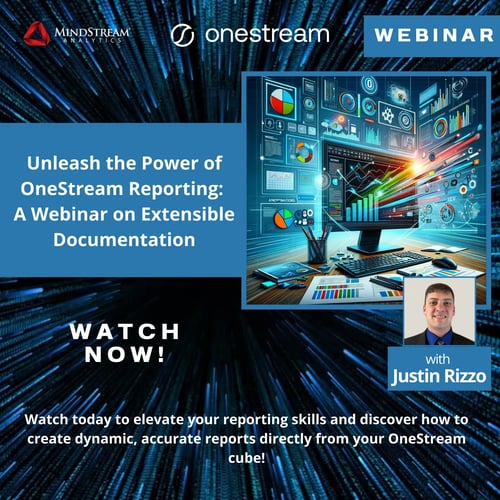 OneStream Reporting Extensible Documentation OneStream Reporting Extensible Documentation